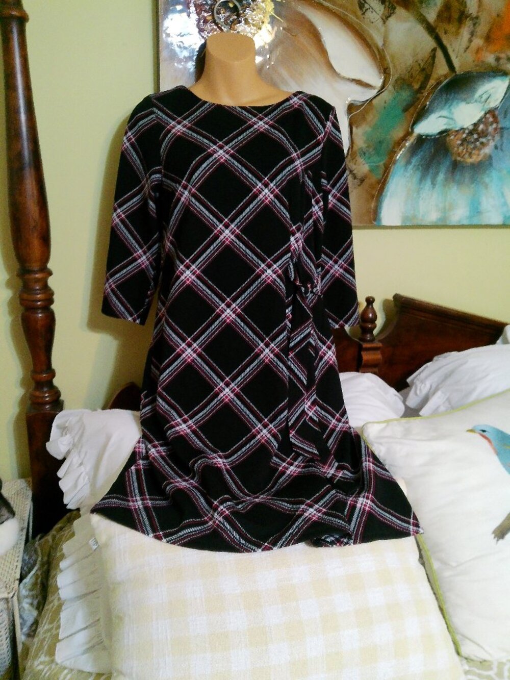 CATO SIZE MED DRESS GREAT CONDITION BLACK RED WHITE